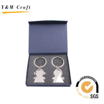 Hot Sale Custom Couple Metalmagnetic Key Ring